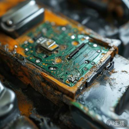 指纹锁主板腐蚀故障