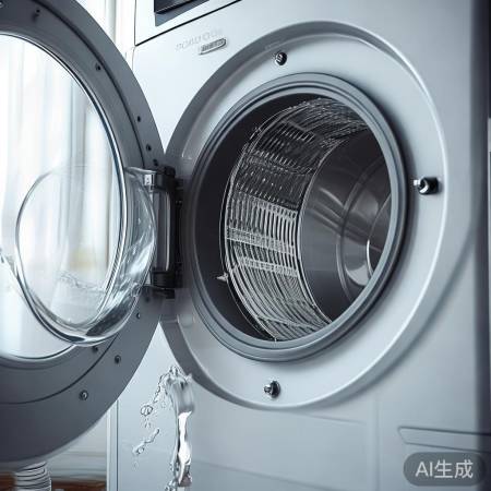 洗衣机工作,排水顺畅
