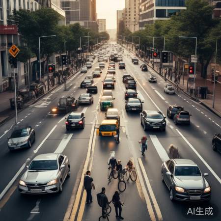 违章警示，文明出行