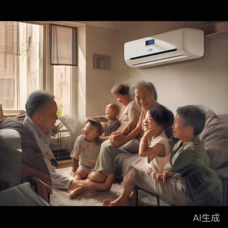 “惠林空调,舒适温度,全家适宜