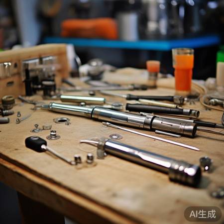 准备新锁及安装工具