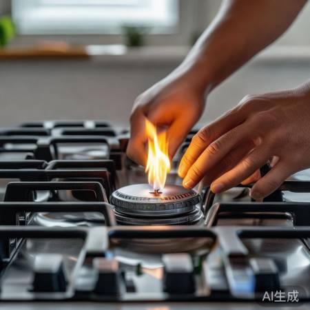 正确点火，注意通风