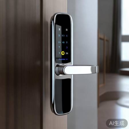 飞利浦指纹锁，简约科幻风