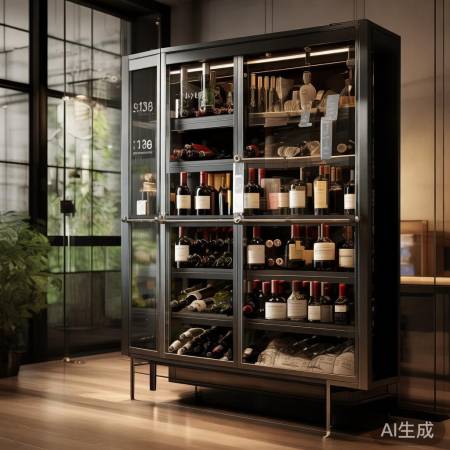 红酒柜展示牌，生活品味提升