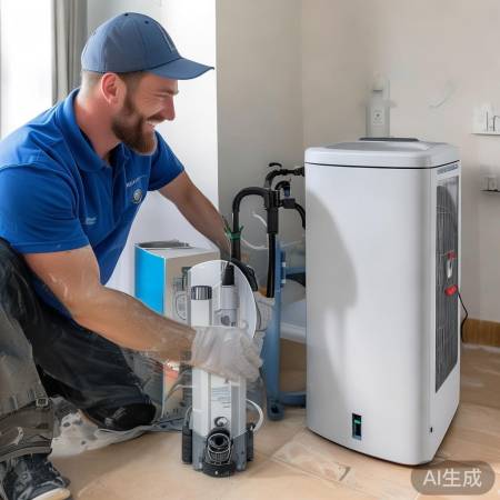 空气能热水系统，安装方便