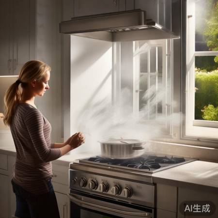 烹饪开窗通风保安全