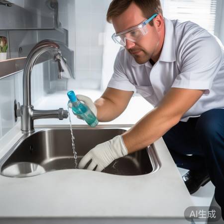 检查排水管，疏通勿急倒