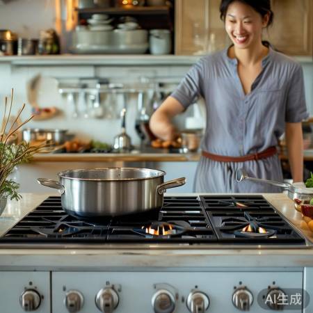 集成灶操作细心，清洁耐心