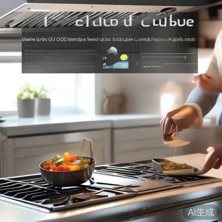 “油烟机智能调节风速”