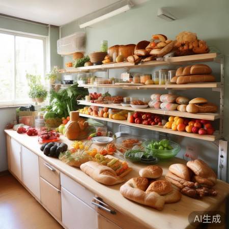 食物通风，防止变质