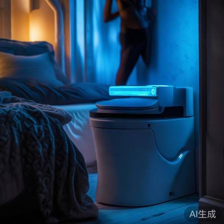 智能马桶，一键关灯，温馨夜起