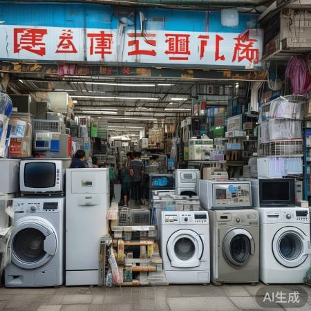 汕头二手家电市场热闹