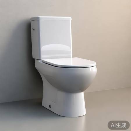 简约一体马桶，舒适美观