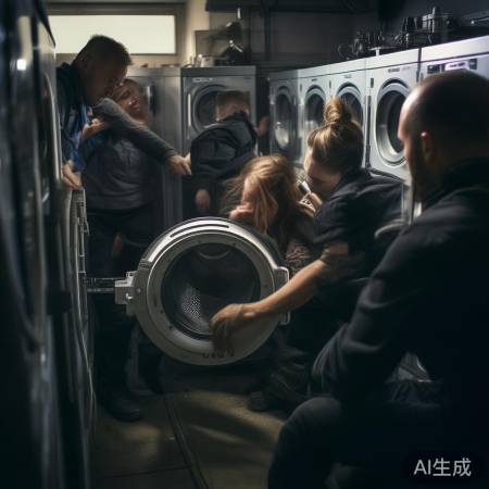 洗衣机困人，救援英雄，女友需注
