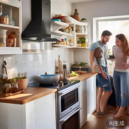 集成灶摆放，厨房更时尚