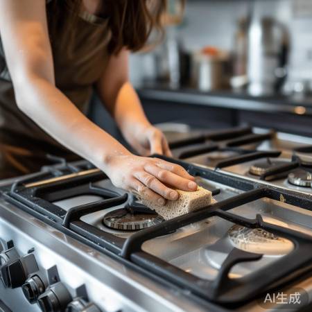 燃气灶清洁小技巧