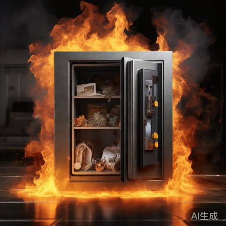 高温测试，保险柜守护宝贝