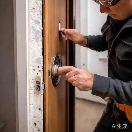 检查门框，安装智能锁