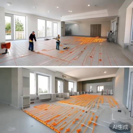 安装地暖，新房分户，老房中央