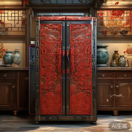 古风冰箱，清凉家居必备