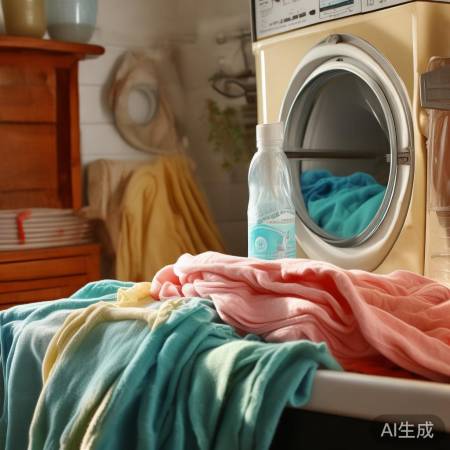 布艺洗衣机+温和洗衣液