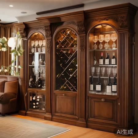 改造柜子，温馨红酒柜
