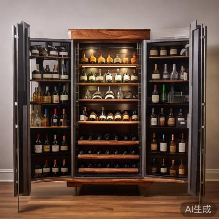 红酒柜风格多样，自然为关键词