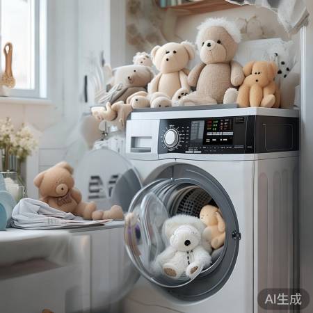 毛绒玩具需大容量洗衣机
