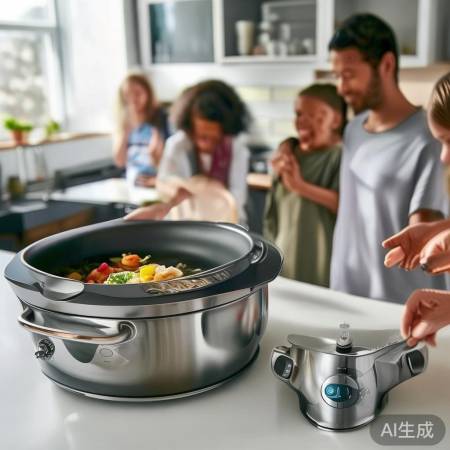 集成灶一键操控，做饭简单