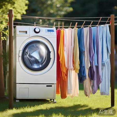洗衣机自动停，晾晒选通风