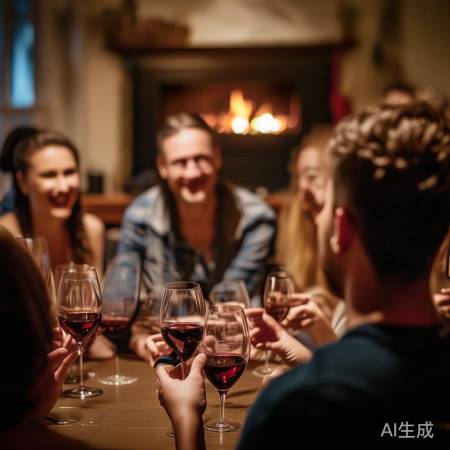 周末愉快，适量红酒