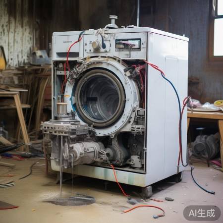 废弃洗衣机变水电神器