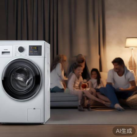华生E5洗衣机，静音洗衣新体验