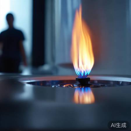 安全点火，观察火焰稳定