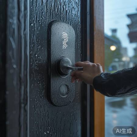 指纹锁防水保安全