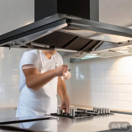 油烟机改气成功，检查无漏气