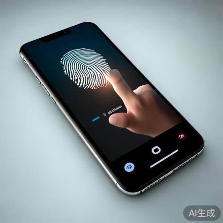 指纹解锁测试中