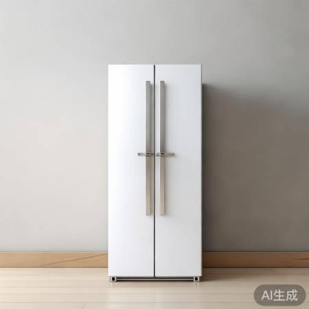 简约白色冰箱，时尚实用