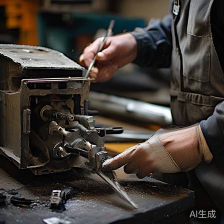 机械积碳问题，小心清理。