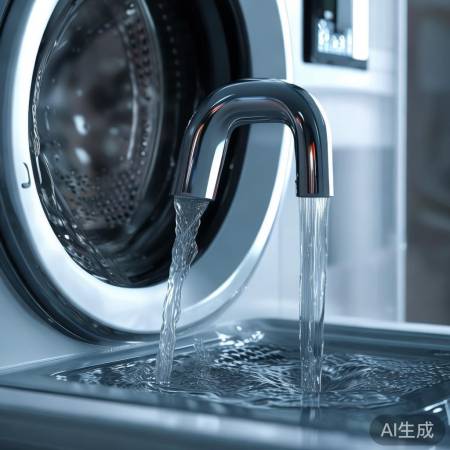 单向进水管稳定水流，延长洗衣机