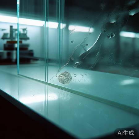 玻璃保护层分散冲击