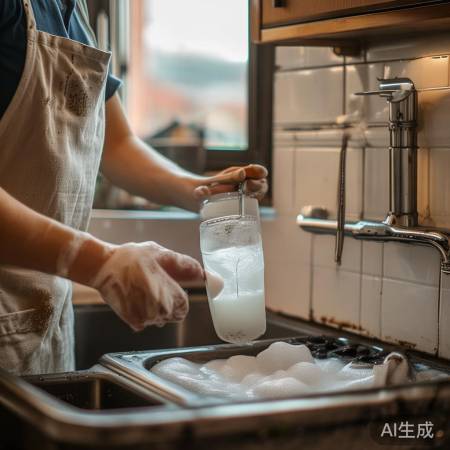 白醋水擦油烟机去油污