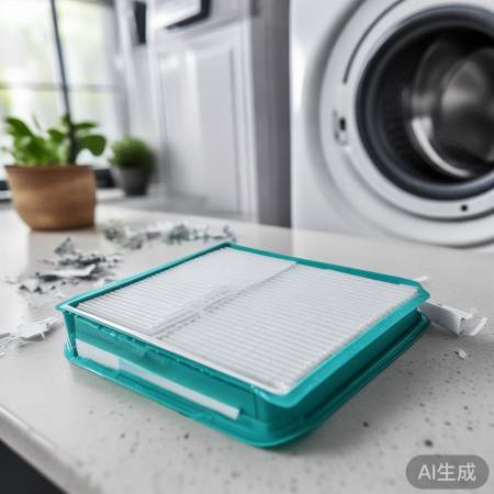 “清洗空调滤网，换新更健康”