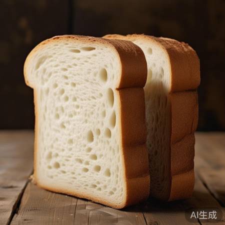 全麦面包口感紧实