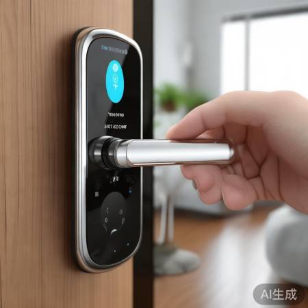 德奢曼指纹锁操作简便，语音开门