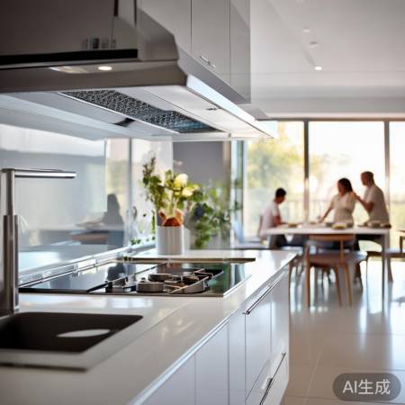 美的油烟机，保障厨房清洁