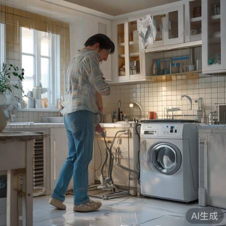 洗衣机水路安装图解
