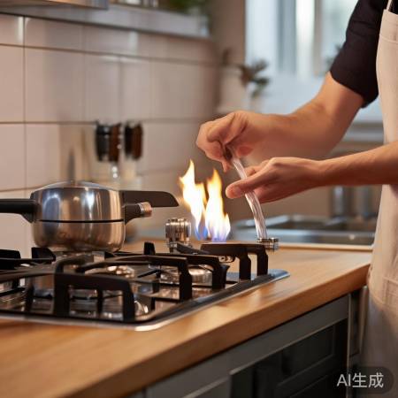 燃气恢复，检查火焰