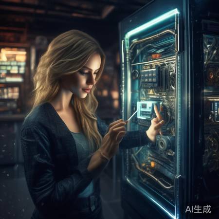 美女解密高手挑战狡猾保险柜