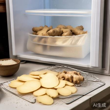 生姜易烂因呼吸及湿度